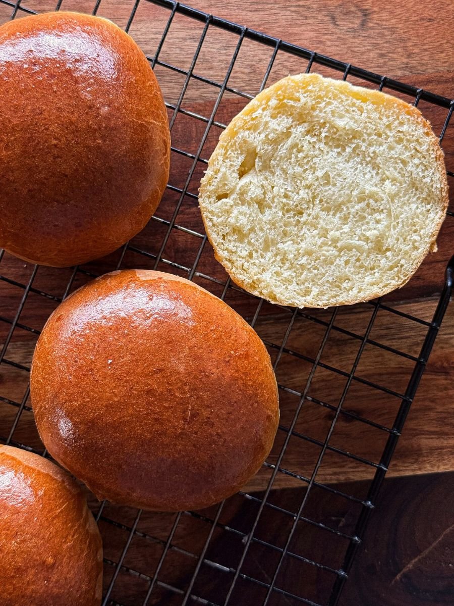 Homemade Brioche Slider Buns