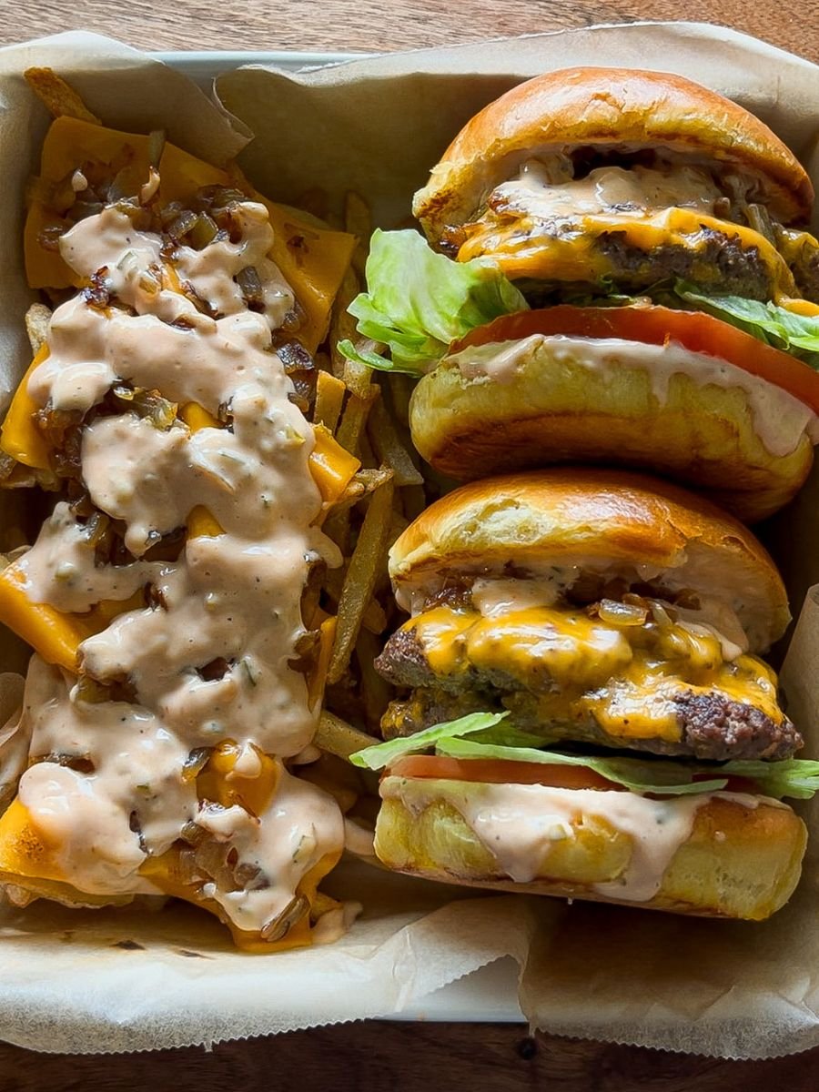 In-N-Out Double Double Animal Style Burger Recipe