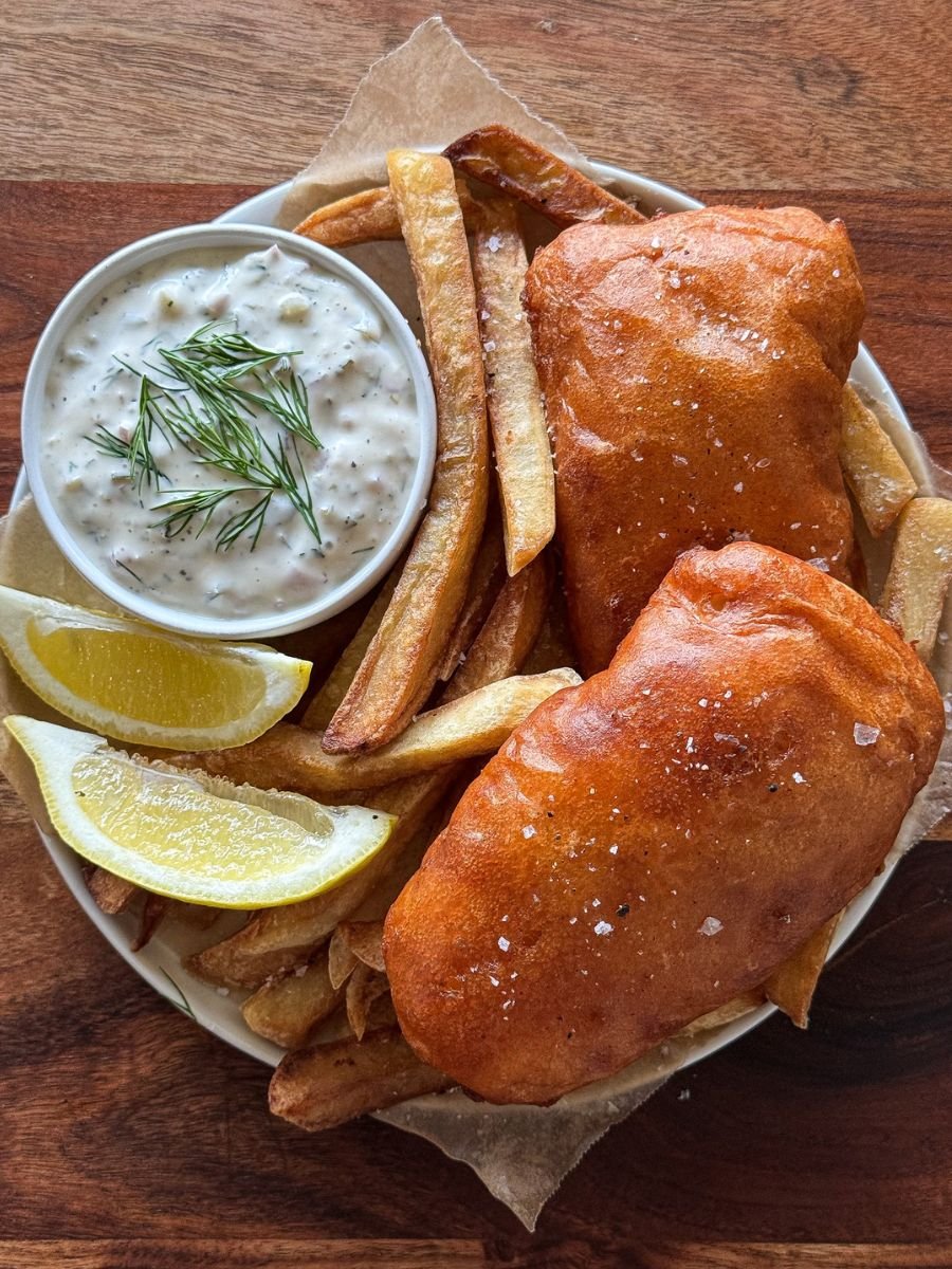 Crispy Beer Battered Fish