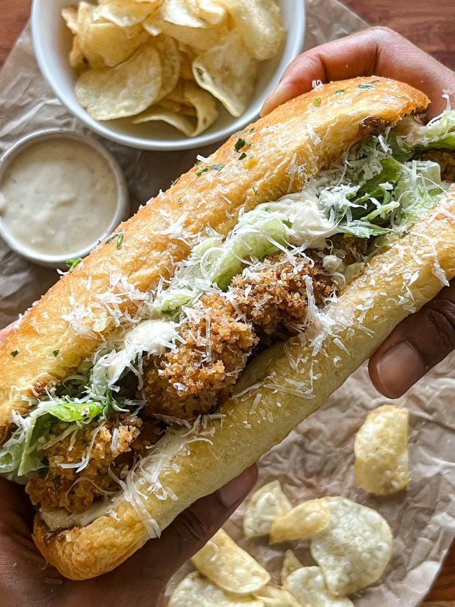 Crispy Chicken Caesar Sandwich