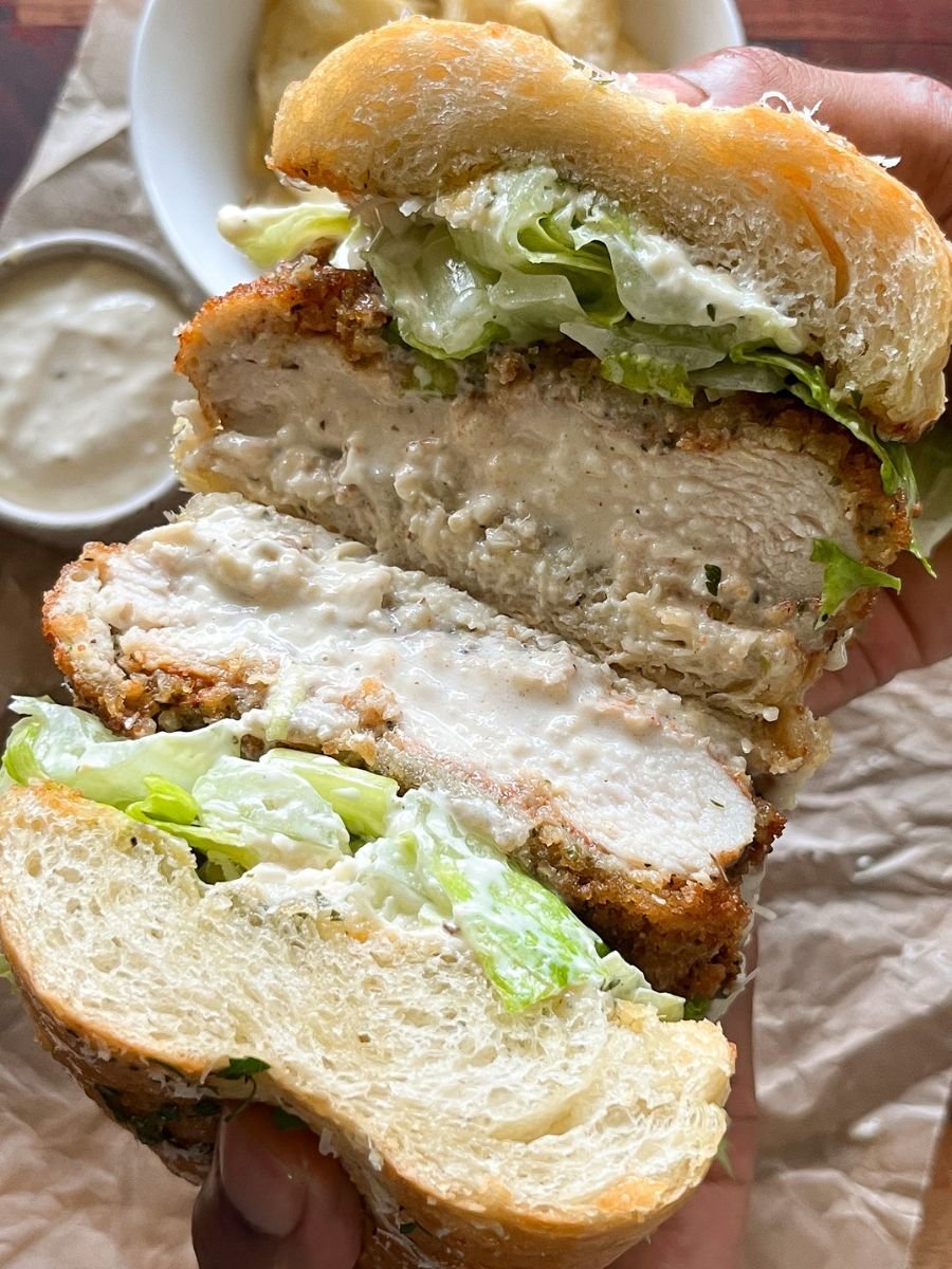 Crispy Chicken Caesar Sandwich