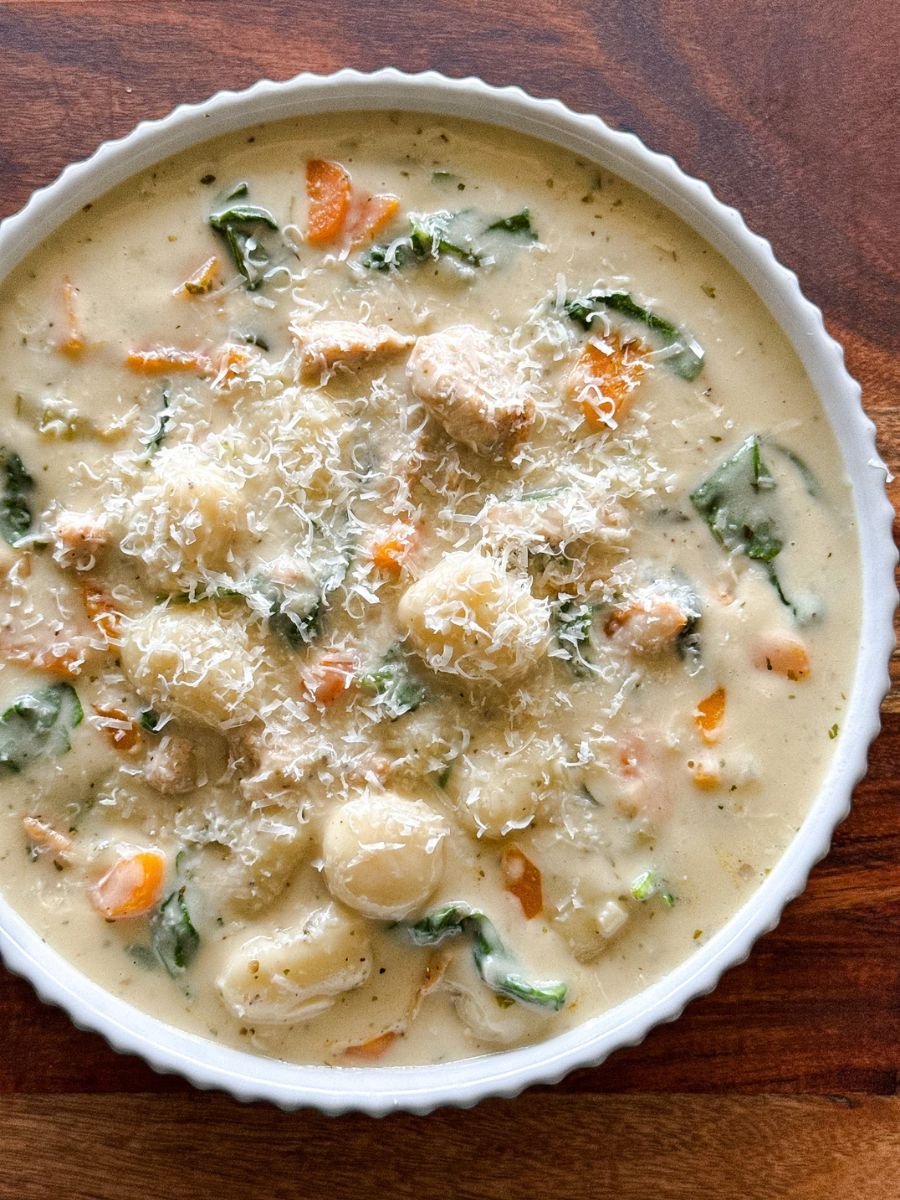 Creamy Chicken Gnocchi Soup