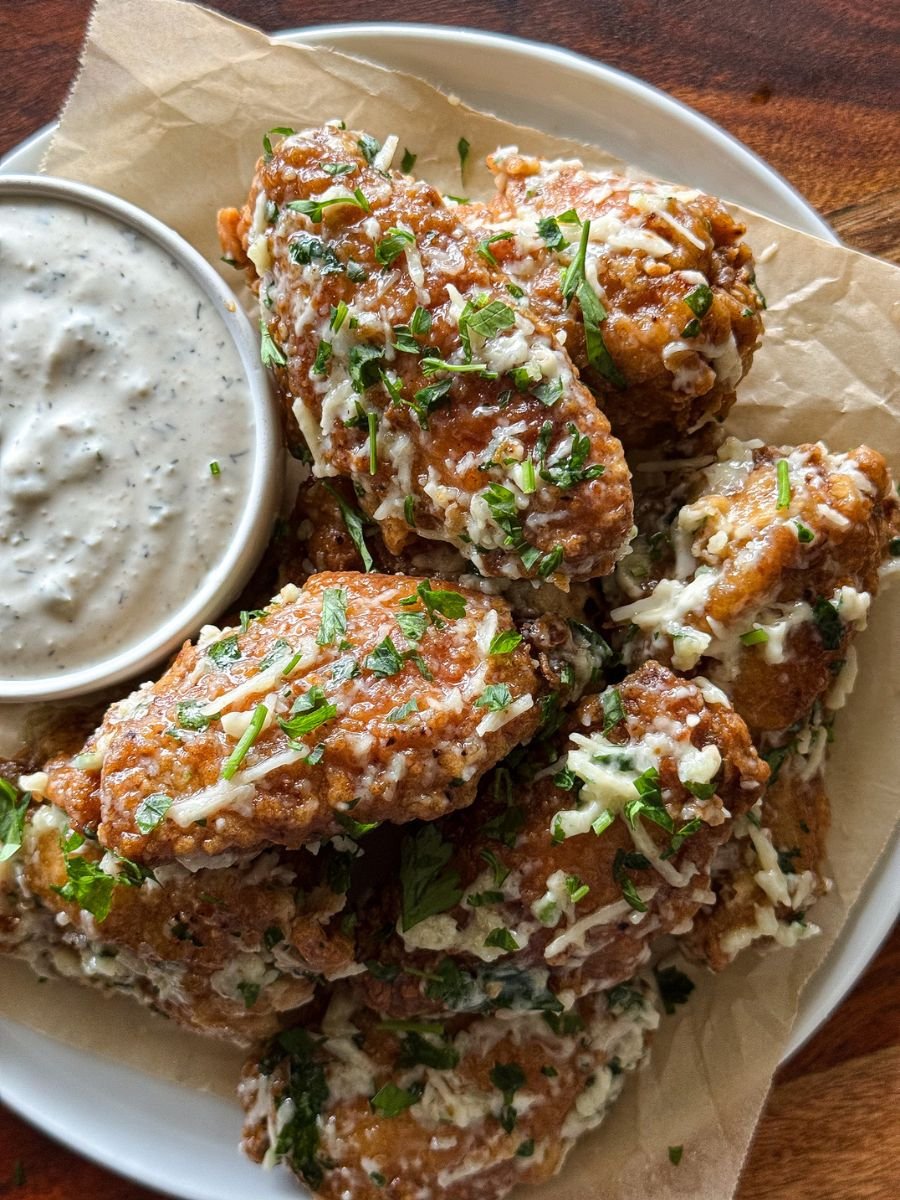 Garlic Parmesan Wings Recipe