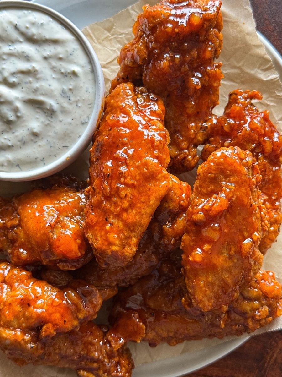 Hot Honey Garlic Wings Recipe