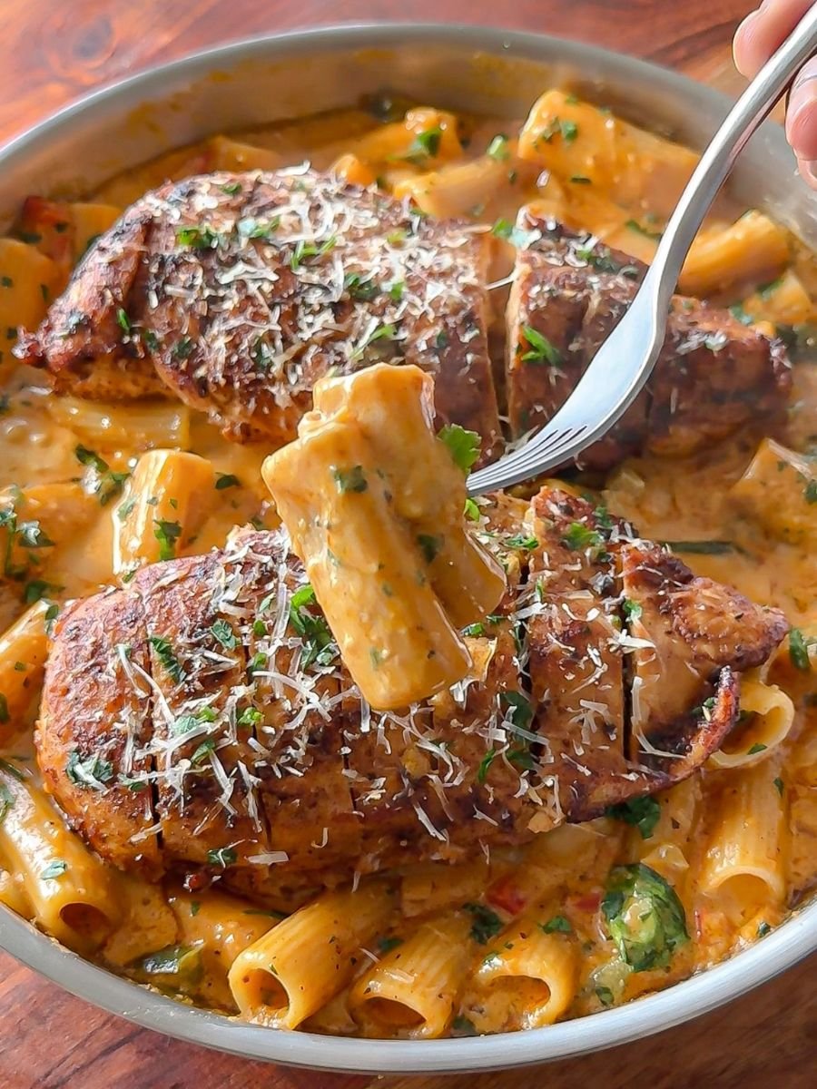 Creamy Cajun Chicken Pasta