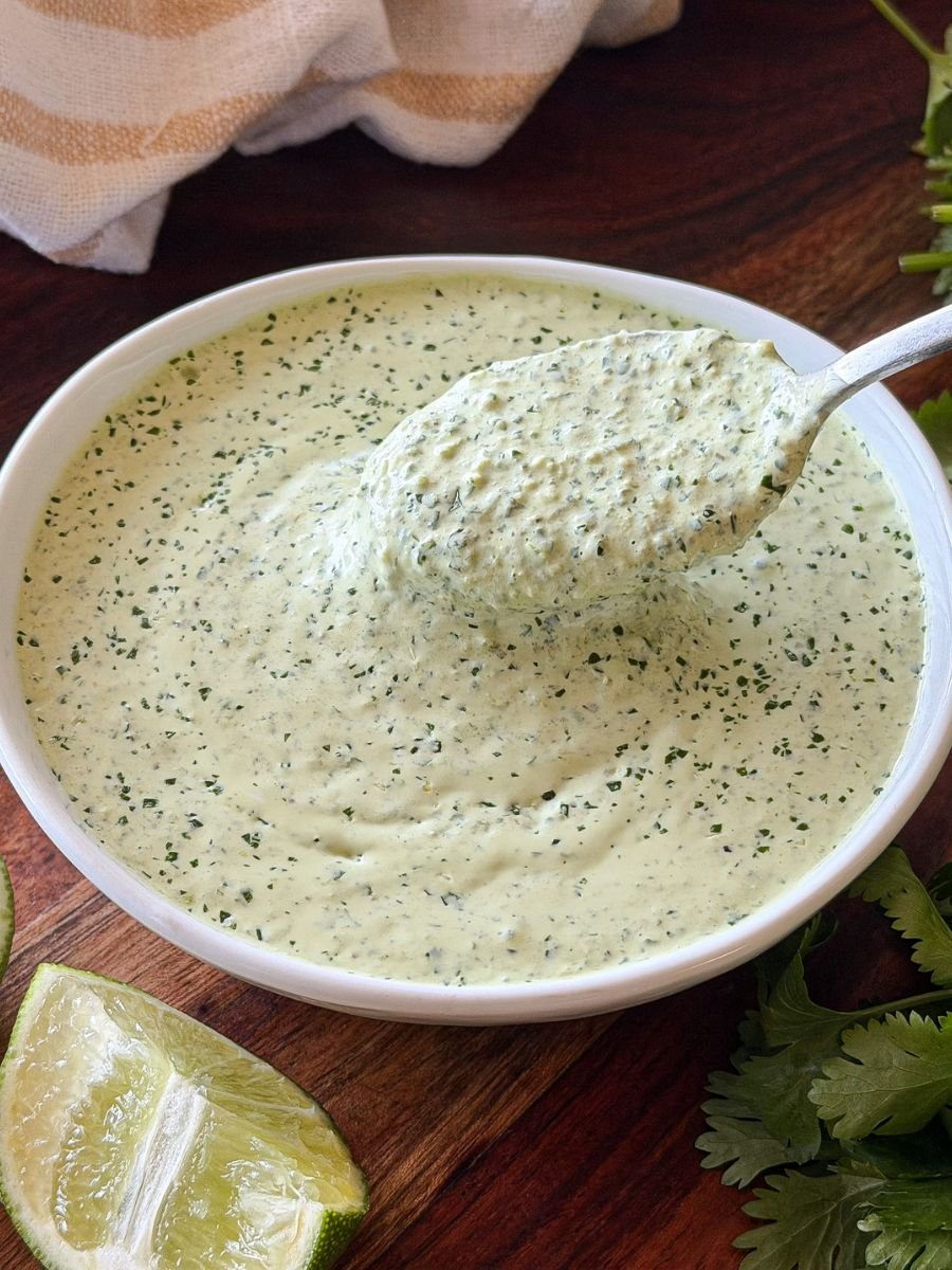 Creamy Cilantro Lime Sauce Recipe