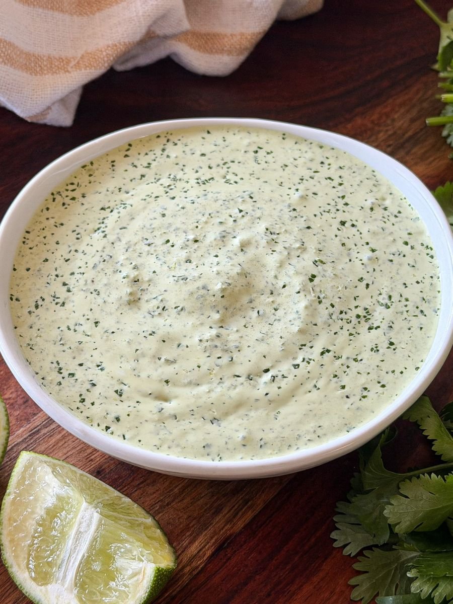 Creamy Cilantro Lime Sauce Recipe