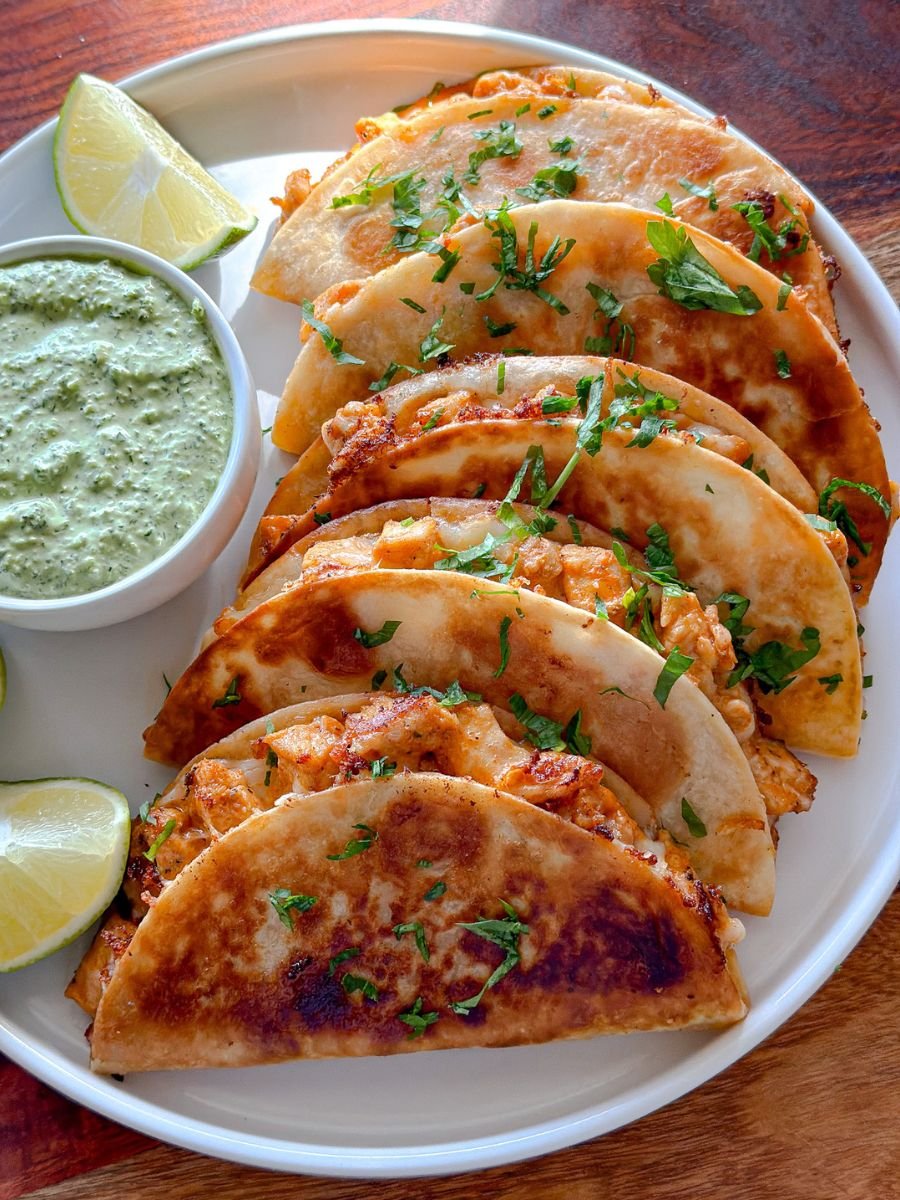 Crispy Buffalo Chicken Tacos