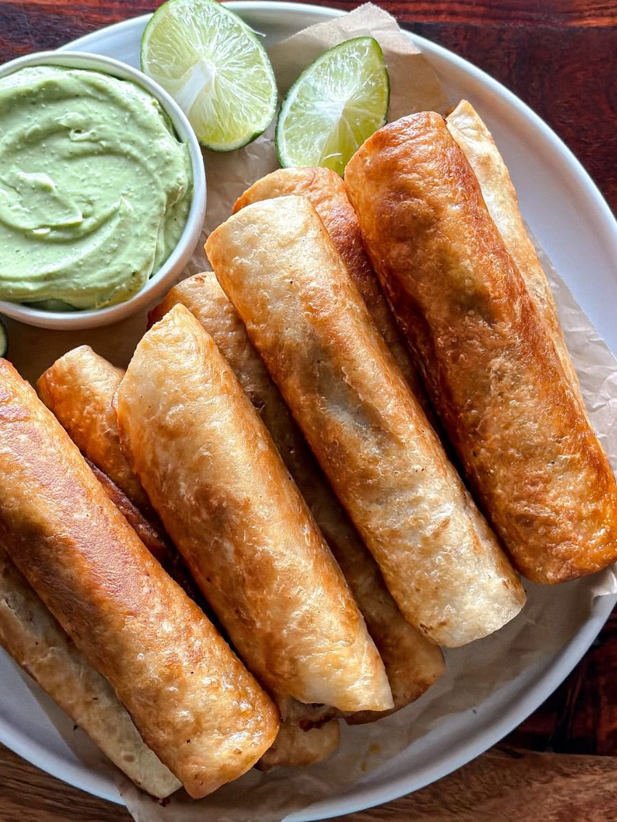 Crispy Cheesy Beef Taquitos Recipe