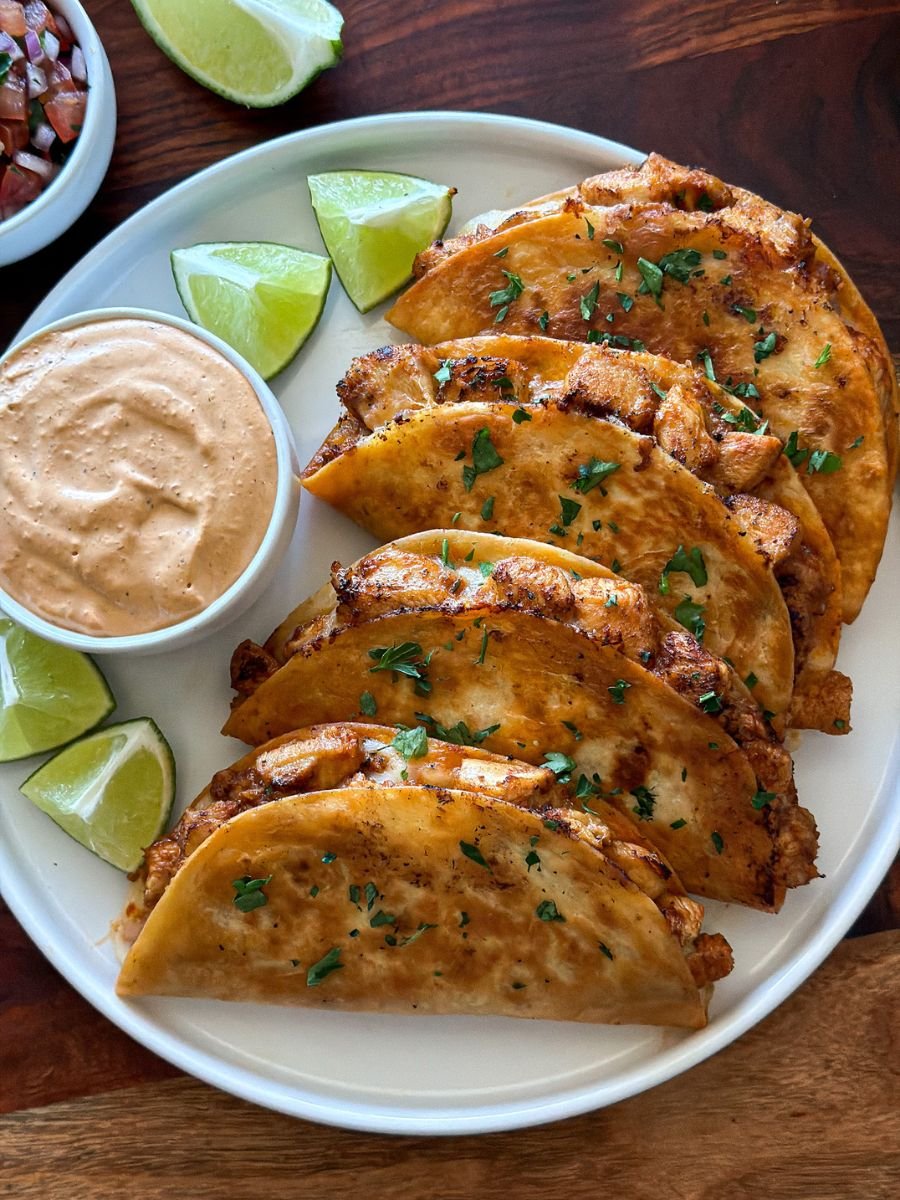 Crispy Honey Chipotle Chicken Tacos