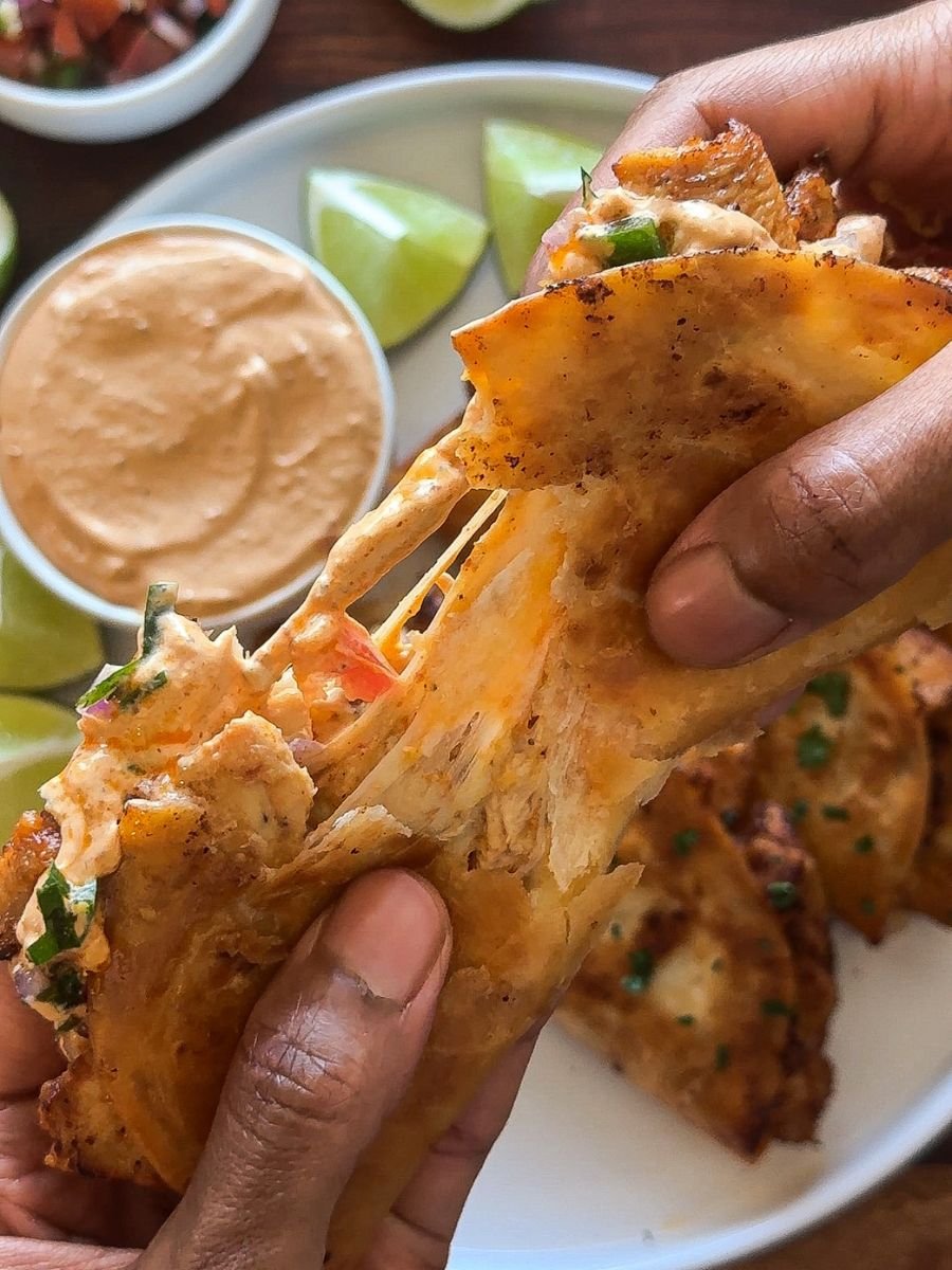 Crispy Honey Chipotle Chicken Tacos