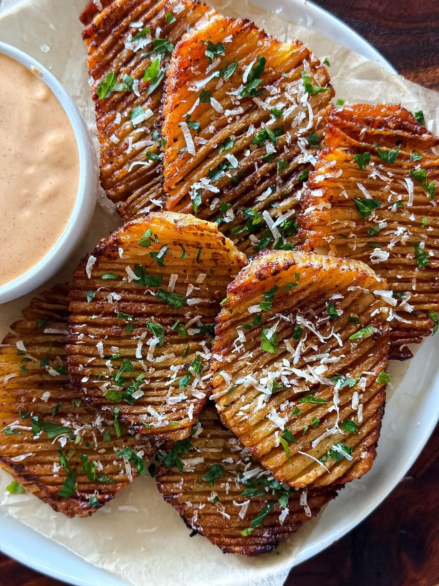Crispy Baked Accordion Potatoes Recipe