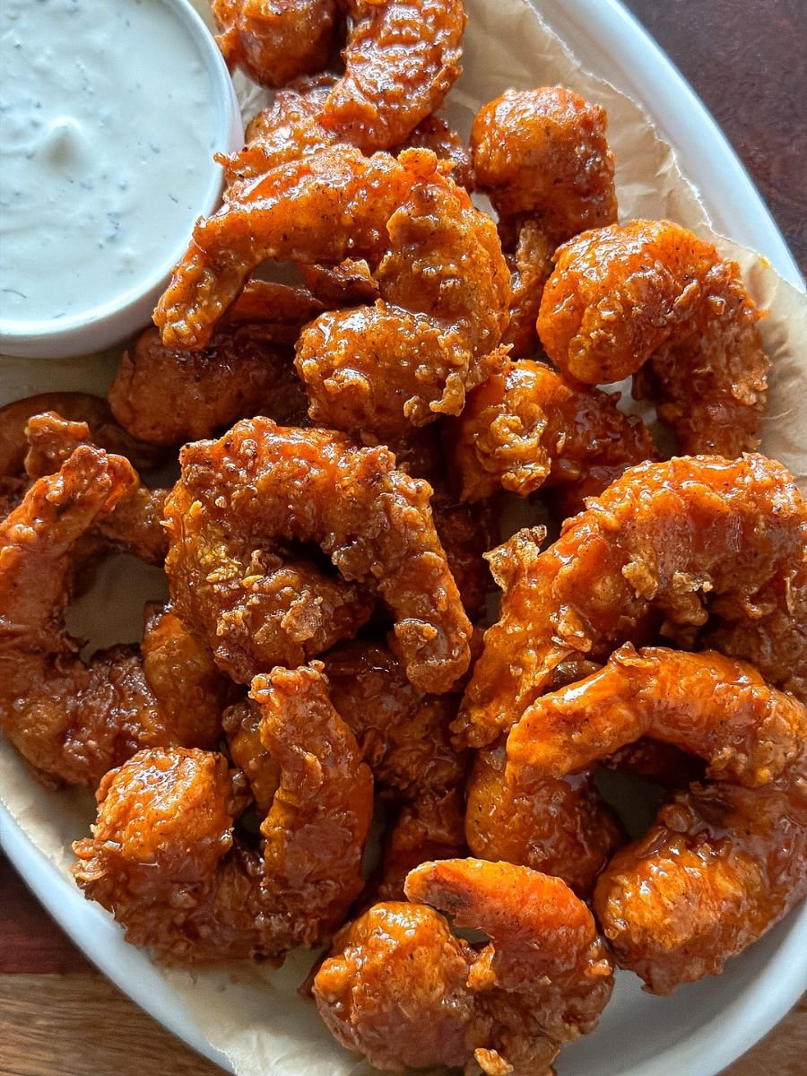Hot Honey Fried Shrimp
