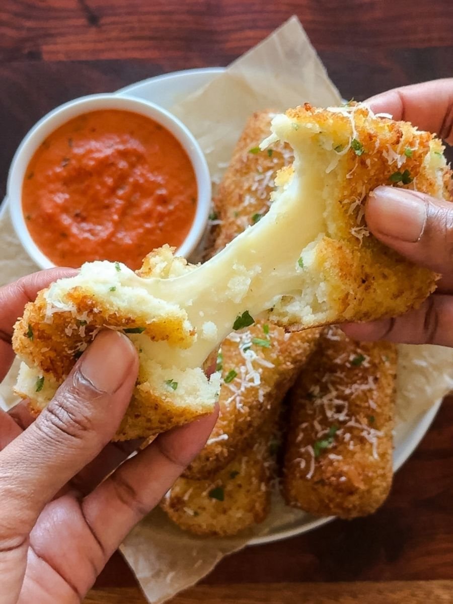 Garlic Parmesan Potato Cheese Sticks